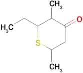 2-ethyl-3,6-dimethyltetrahydro-4H-thiopyran-4-one