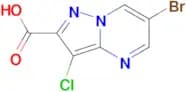 6-bromo-3-chloropyrazolo[1,5-a]pyrimidine-2-carboxylic acid