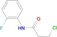 3-chloro-N-(2-fluorophenyl)propanamide