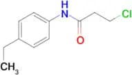 3-chloro-N-(4-ethylphenyl)propanamide