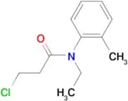 3-chloro-N-ethyl-N-(2-methylphenyl)propanamide