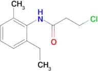 3-chloro-N-(2-ethyl-6-methylphenyl)propanamide