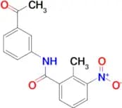 N-(3-acetylphenyl)-2-methyl-3-nitrobenzamide