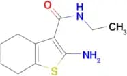 2-amino-N-ethyl-4,5,6,7-tetrahydro-1-benzothiophene-3-carboxamide