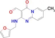 2-[(2-furylmethyl)amino]-7-methyl-4-oxo-4H-pyrido[1,2-a]pyrimidine-3-carbaldehyde