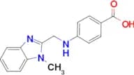 4-{[(1-methyl-1H-benzimidazol-2-yl)methyl]amino}benzoic acid