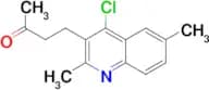 4-(4-chloro-2,6-dimethylquinolin-3-yl)butan-2-one