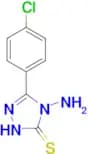 4-amino-5-(4-chlorophenyl)-4H-1,2,4-triazole-3-thiol