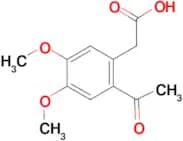 (2-acetyl-4,5-dimethoxyphenyl)acetic acid