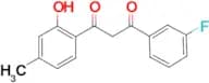 1-(3-fluorophenyl)-3-(2-hydroxy-4-methylphenyl)propane-1,3-dione
