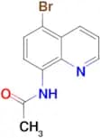N-(5-bromo-8-quinolinyl)acetamide