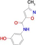N-(3-hydroxyphenyl)-3-methyl-5-isoxazolecarboxamide