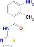3-amino-2-methyl-N-1,3-thiazol-2-ylbenzamide