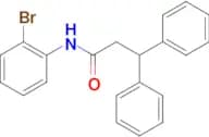N-(2-bromophenyl)-3,3-diphenylpropanamide
