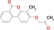 4-methyl-3-(2-oxopropoxy)-6H-benzo[c]chromen-6-one