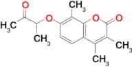 3,4,8-trimethyl-7-(1-methyl-2-oxopropoxy)-2H-chromen-2-one
