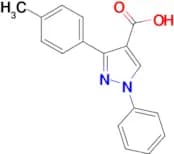 3-(4-methylphenyl)-1-phenyl-1H-pyrazole-4-carboxylic acid