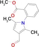 Methyl 2-(3-formyl-2,5-dimethyl-1H-pyrrol-1-yl)benzoate