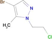 4-bromo-1-(2-chloroethyl)-5-methyl-1H-pyrazole