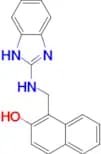 1-[(1H-benzimidazol-2-ylamino)methyl]-2-naphthol
