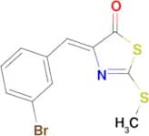 (4Z)-4-(3-bromobenzylidene)-2-(methylthio)-1,3-thiazol-5(4H)-one