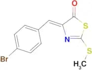 (4Z)-4-(4-bromobenzylidene)-2-(methylthio)-1,3-thiazol-5(4H)-one