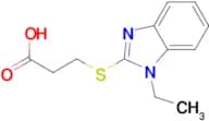 3-[(1-ethyl-1H-benzimidazol-2-yl)thio]propanoic acid