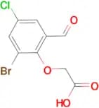 (2-bromo-4-chloro-6-formylphenoxy)acetic acid