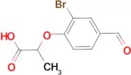 2-(2-bromo-4-formylphenoxy)propanoic acid