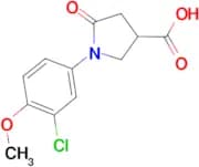 1-(3-chloro-4-methoxyphenyl)-5-oxopyrrolidine-3-carboxylic acid