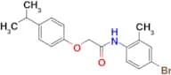 N-(4-bromo-2-methylphenyl)-2-(4-isopropylphenoxy)acetamide