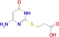 3-[(4-amino-6-oxo-1,6-dihydropyrimidin-2-yl)thio]propanoic acid