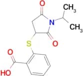 2-[(1-isopropyl-2,5-dioxopyrrolidin-3-yl)thio]benzoic acid