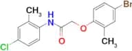 2-(4-bromo-2-methylphenoxy)-N-(4-chloro-2-methylphenyl)acetamide