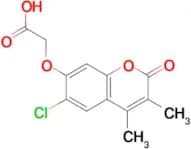 [(6-chloro-3,4-dimethyl-2-oxo-2H-chromen-7-yl)oxy]acetic acid