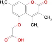 [(3,4,7-trimethyl-2-oxo-2H-chromen-5-yl)oxy]acetic acid