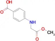 4-[(2-methoxy-2-oxoethyl)amino]benzoic acid