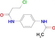 N-[4-(acetylamino)phenyl]-3-chloropropanamide