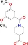1-(3,5-dimethoxybenzoyl)piperidine-4-carboxylic acid