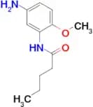 N-(5-amino-2-methoxyphenyl)pentanamide