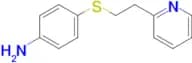 (4-{[2-(2-pyridinyl)ethyl]thio}phenyl)amine