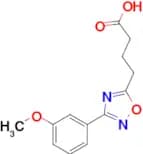 4-[3-(3-methoxyphenyl)-1,2,4-oxadiazol-5-yl]butanoic acid