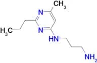 (3-aminopropyl)(6-methyl-2-propyl-4-pyrimidinyl)amine