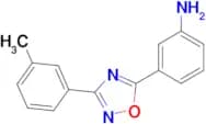 3-[3-(3-methylphenyl)-1,2,4-oxadiazol-5-yl]aniline