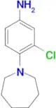 4-(1-azepanyl)-3-chloroaniline