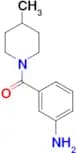 3-[(4-methylpiperidin-1-yl)carbonyl]aniline