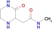 N-methyl-2-(3-oxo-2-piperazinyl)acetamide
