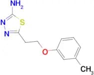5-[2-(3-methylphenoxy)ethyl]-1,3,4-thiadiazol-2-amine
