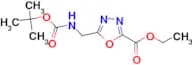 Ethyl 5-(tert-butyloxycarbonylaminomethyl) -[1,3,4]oxadiazole-2-carboxylate