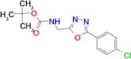 2-tert-Butyloxycarbonylaminomethyl-5-(4-chlorophenyl)-[1,3,4]oxadiazole